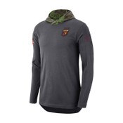 USC Trojans Men's Nike Charcoal Military Hooded Top